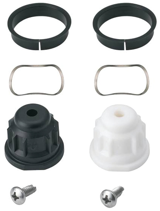 Moen 179103 Handle Adapter Kit, Plastic, For: Monticello, Mini-Wide, Roman Two Handle Centerset Tub and Bar Faucets