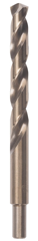 Irwin 3016029 Jobber Drill Bit, 29/64 in Dia, 2-3/4 in OAL, Spiral Flute, 1-Flute, 29/64 in Dia Shank, Reduced Shank