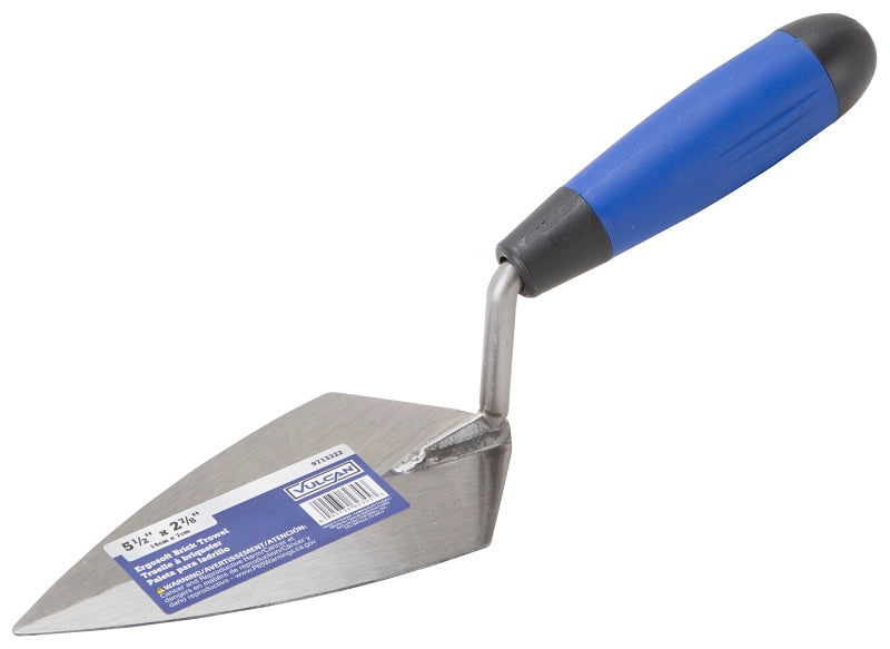 Vulcan 36605-3L Brick Trowel, 5.5 in L Blade, 2.875 in W Blade, HCS Blade