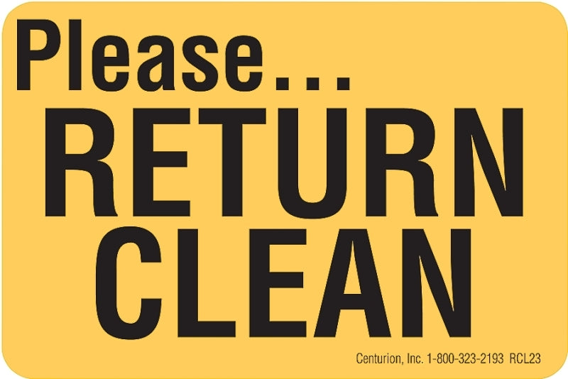 RCL23 DECAL RETURN CLEAN