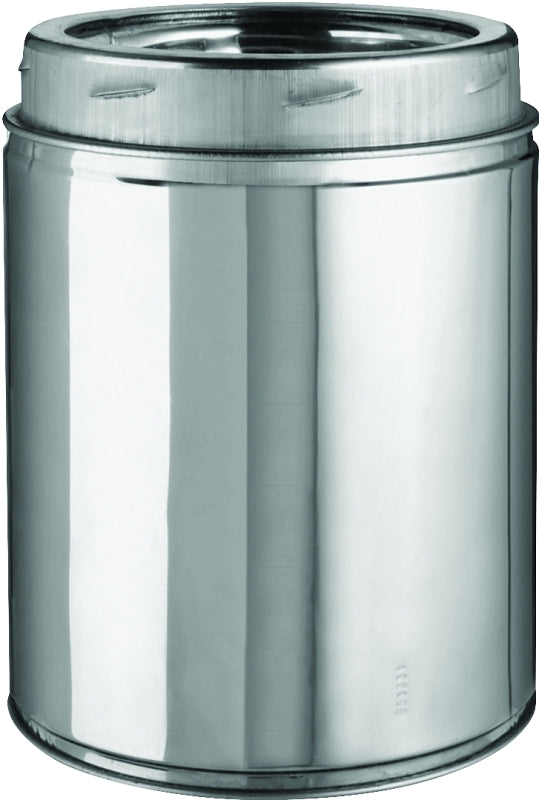 Selkirk 206009 Chimney Pipe, 8 in OD, 9 in L, Stainless Steel