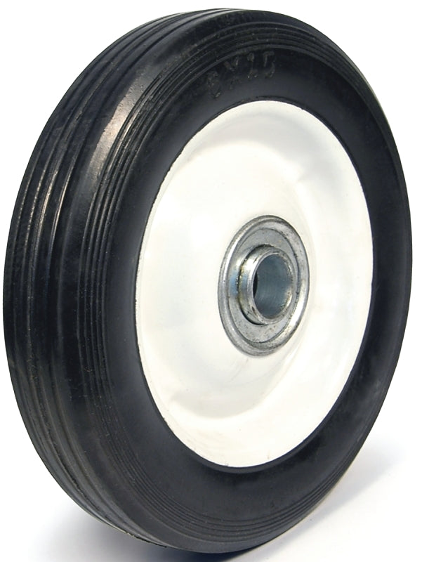 Dh Casters W-MH06112B5W Hub Wheel, Medium-Duty, Rubber