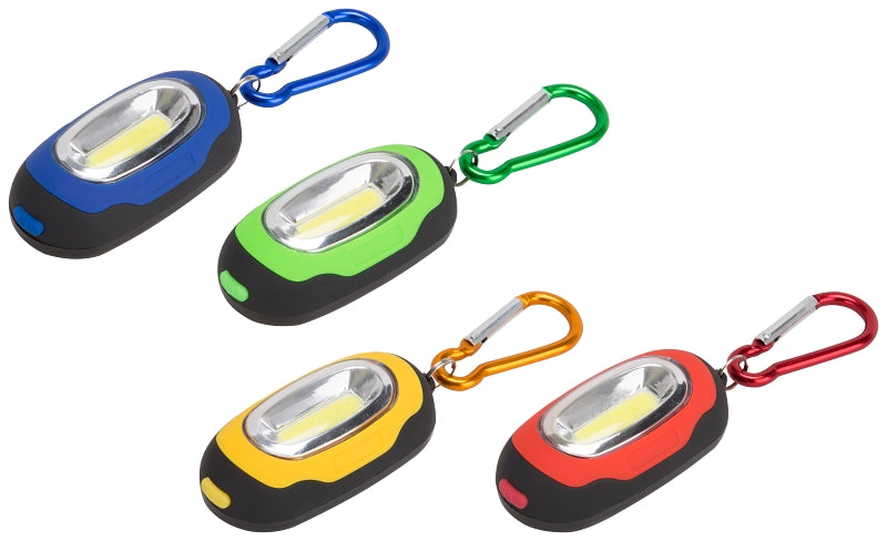 PowerZone 12622 Work Light/Keychain Pocket Light, CR2032 Battery, LED Lamp, 25 Lumens, 6 m Beam Distance