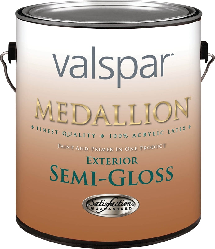 Valspar Medallion 4300 Series 4305C Latex Paint, Semi-Gloss, Clear, 1 gal