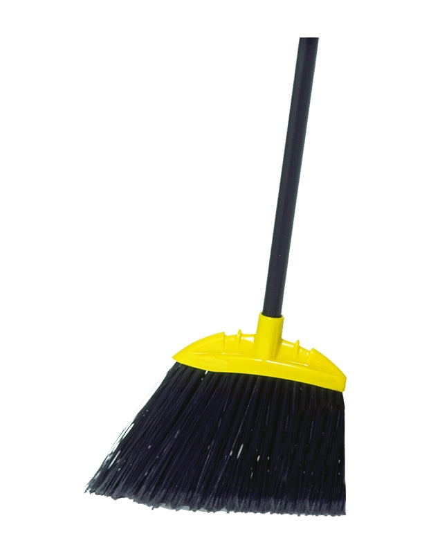 Rubbermaid FG637400BLA Lobby Broom, 7-1/2 in Sweep Face, 5 in L Trim, Polypropylene Bristle, Black Bristle, 35 in L