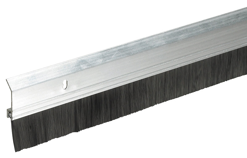 Frost King SB36 Door Sweep, 36 in L, 2 in W, Aluminum Flange