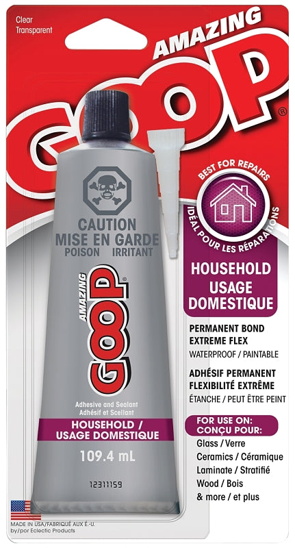 ECLECTIC 130035 Household Adhesive, Liquid, Clear, 109.4 mL Tube