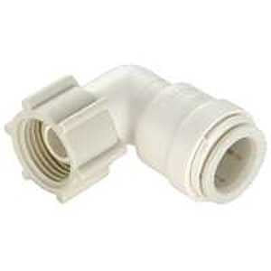 Watts 3520-1008/P-635 Swivel Pipe Elbow, 1/2 in, 90 deg Angle, Plastic, Off-White, 100 psi Pressure