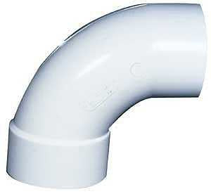 IPEX 040272 Pipe Elbow, 3 in, Hub x Spigot, 90 deg Angle, PVC