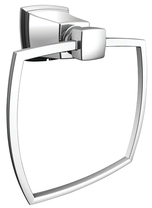 Moen Boardwalk Series Y3286CH Towel Ring, Aluminum/Zinc, Chrome, Screw Mounting