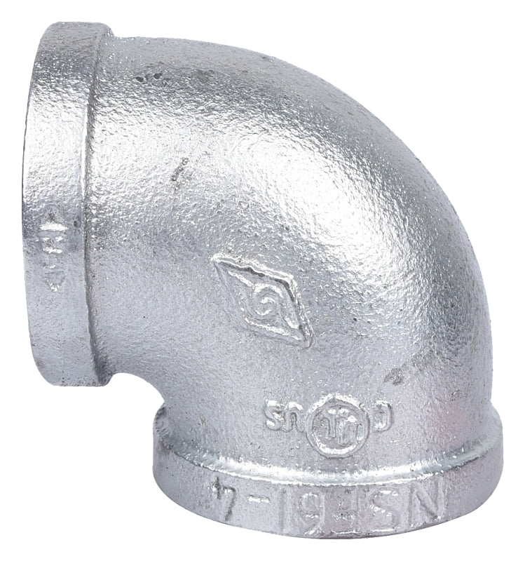 ProSource 2A1-1/2G Pipe Elbow, 1-1/2 in, Threaded, 90 deg Angle