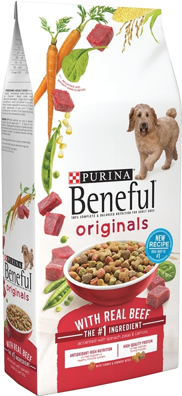 Beneful 1780018545 Dog Food, Adult Breed, Dry, 31 lb Bag