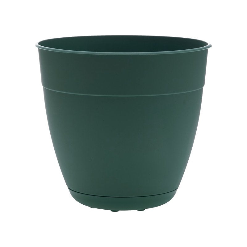 Bloem Dayton Ocean DAY1655 Planter, 16 in Dia, Round, Plastic, Turtle Green