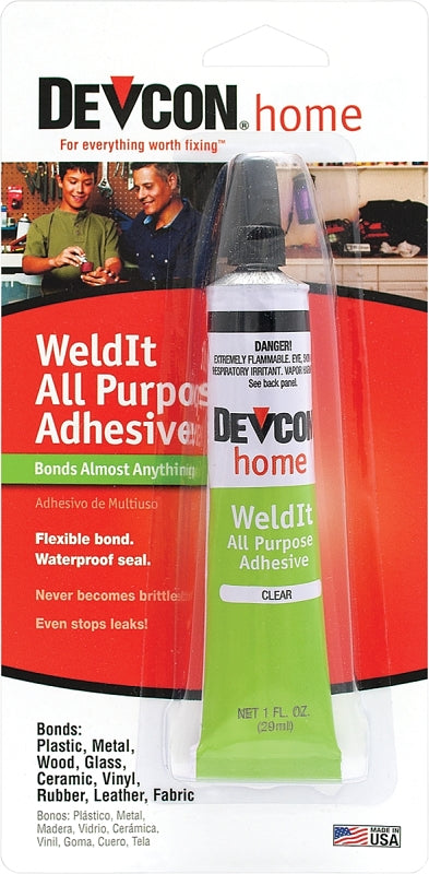 Devcon 18245 Household Cement, Liquid, Ketone, Clear, 1 oz Tube