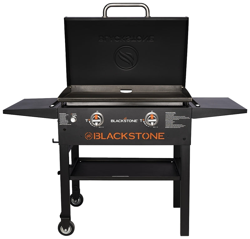 Blackstone 1883 Griddle with Hood, 34,000 Btu, Propane, 2-Burner, 524 sq-in Primary Cooking Surface