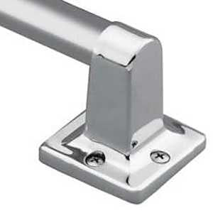 Moen Home Care Series LR2270CH Bath Grip, 24 in L Bar, 250 lb, Stainless Steel, Chrome, Screw Mounting