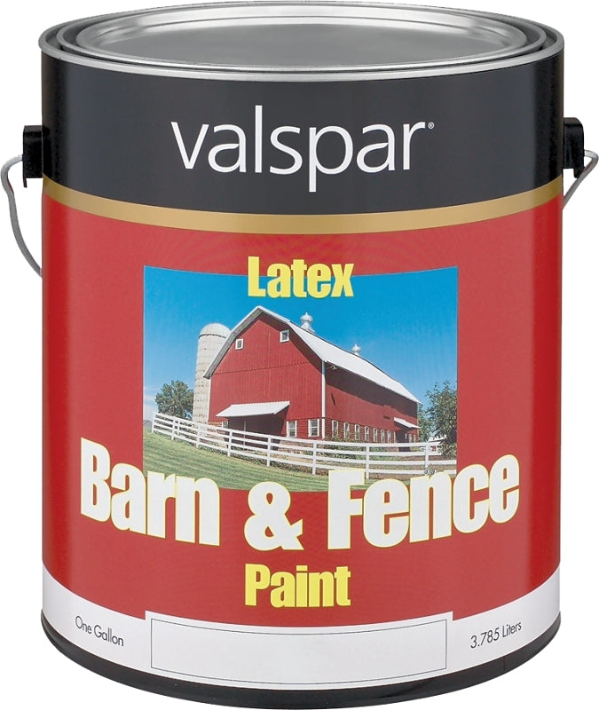 Valspar 018.3121-10.007 Barn and Fence Paint, Red, 1 gal