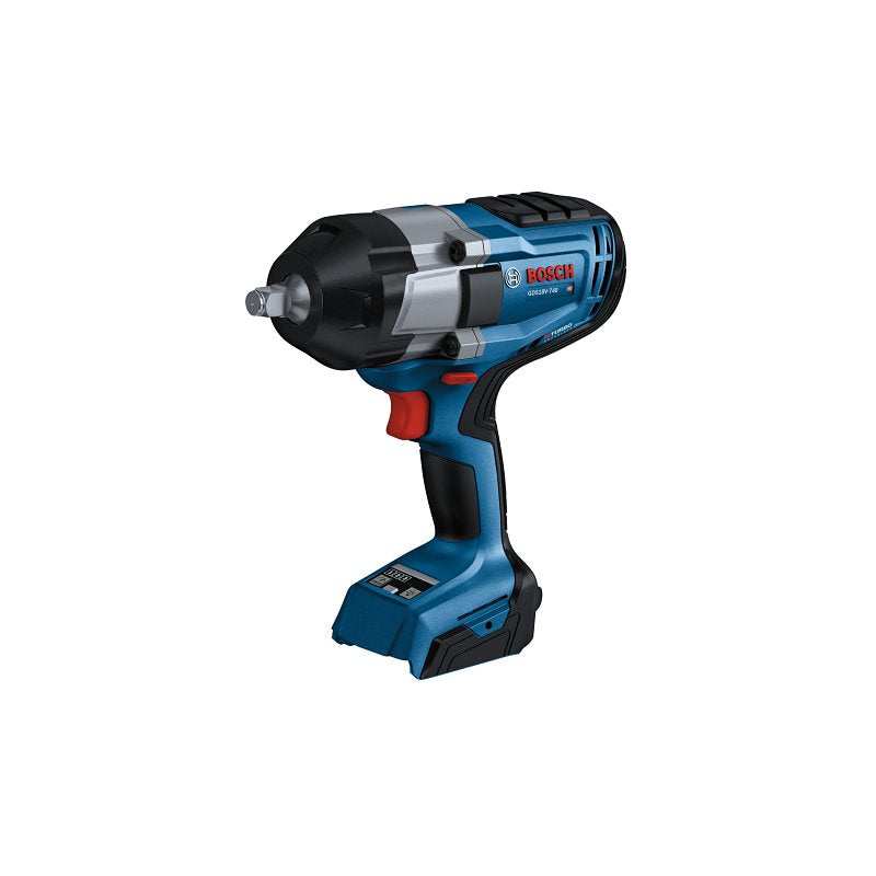 Bosch PROFACTOR GDS18V-740N Cordless Impact Wrench with Friction Ring, Tool Only, 18 V, 1/2 in Drive, Square Drive