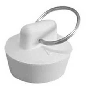 Moen M-Line Series M2300 Stopper with Metal Ring, Rubber, White