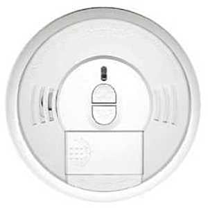 Kidde 0976KCA Smoke Alarm, 10 ft, LED Display, 85 dB, Alarm: Audio, Ionization Sensor, Bracket Mounting, White