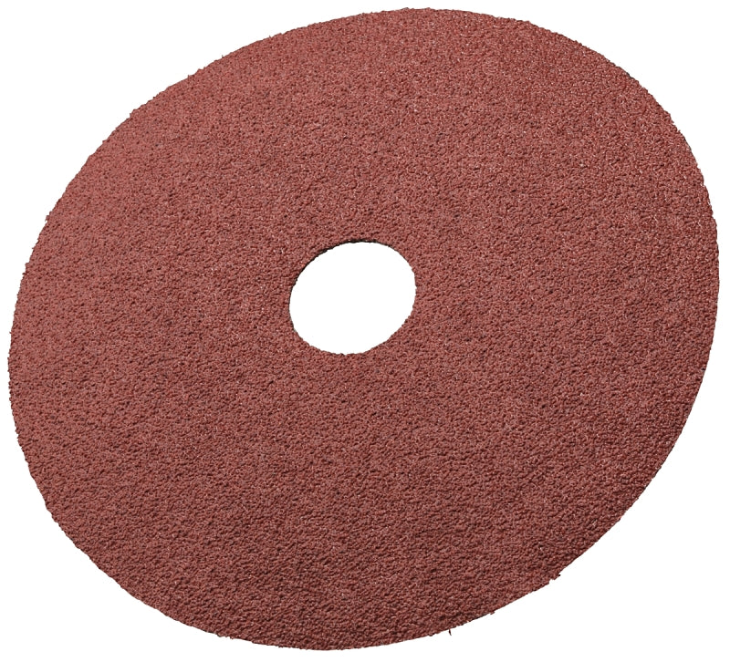 3M 20052 Fiber Disc, 5 in Dia, 7/8 in Arbor, Coated, 120 Grit, Aluminum Oxide Abrasive, Fiber Backing