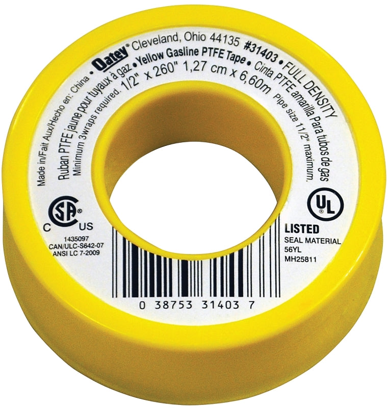 31403 PTFE YELLOW GAS TAPE 1/2