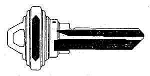 101-C -SC1 KEY SCHLAGE LOOK AL