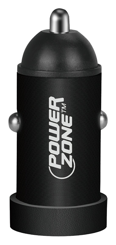 PowerZone KL-062CU USB Car Charger, Black