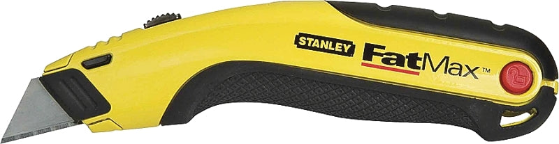 Stanley 10-778 Utility Knife, 2-7/16 in L Blade, 1-3/8 in W Blade, Carbon Steel Blade, Ergonomic Handle