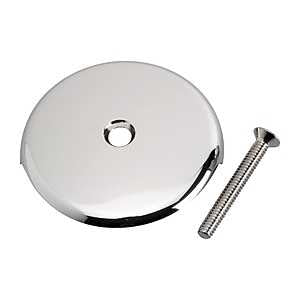 Moen M-Line Series M1925 Overflow Plate, Chrome, Specifications: 1 Hole