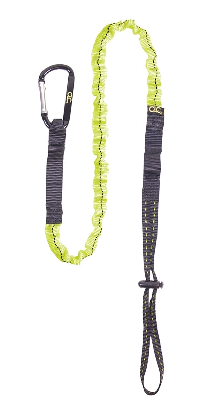 CLC GEAR LINK 1030 Tool Lanyard, 39 to 56 in L, 6 lb Working Load, Carabiner End Fitting
