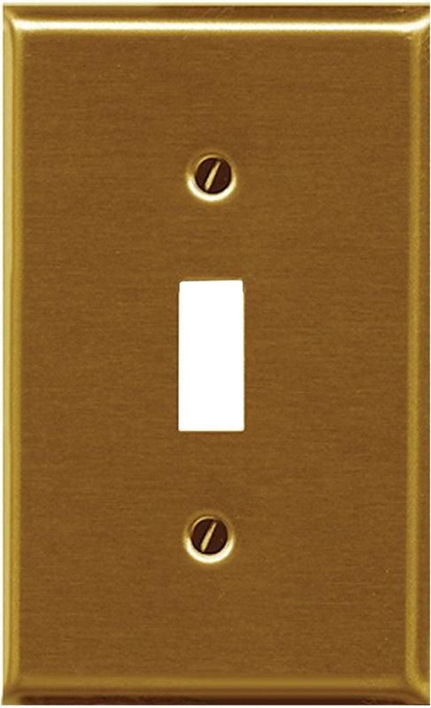 2-163TBR BRASS WALLPLATE 1-GAN