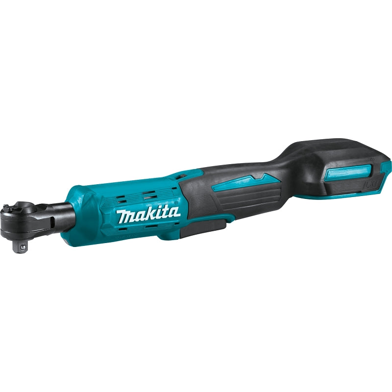 Makita LXT XRW01Z Ratchet, Tool Only, 18 V, 3/8, 1/4 in Drive, Square Drive, 0 to 800 rpm Speed