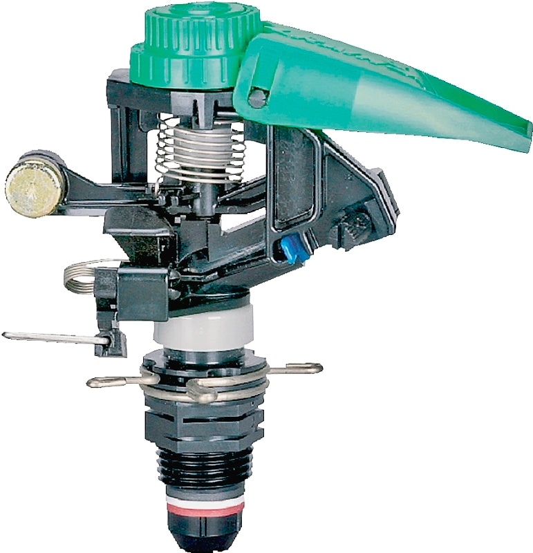 Rain Bird P5R Impact Sprinkler, 1/2 in Connection, Full/Part-Circle, Bayonet Nozzle, Polymer/Stainless Steel