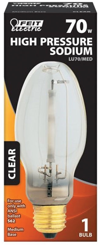 Feit Electric LU70/MED Lamp, 70 W, Medium E26 Lamp Base, 6000 Lumens, 2000 K Color Temp, 24,000 hr Average Life