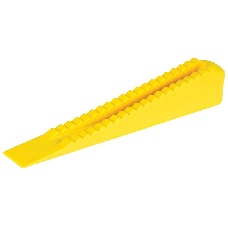 QEP Lash 99727 Leveling Wedge, 2 in Thick, Plastic, Yellow