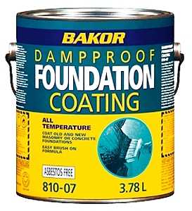 Henry BAKOR Series BK81007660 Non-Fibered Roof/Foundation Coating, Black, 1 gal Pail, Liquid