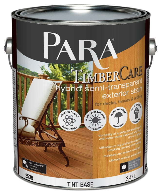 Para 2535-16 Exterior Hybrid Stain, Flat Semi-Transparent, Liquid, 1 gal