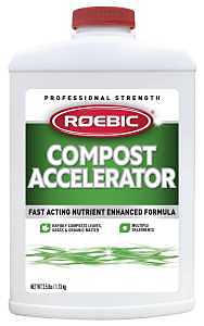 Roebic CA-2.5-12 Compost Accelerator, Solid, White, 2.5 lb, Bottle