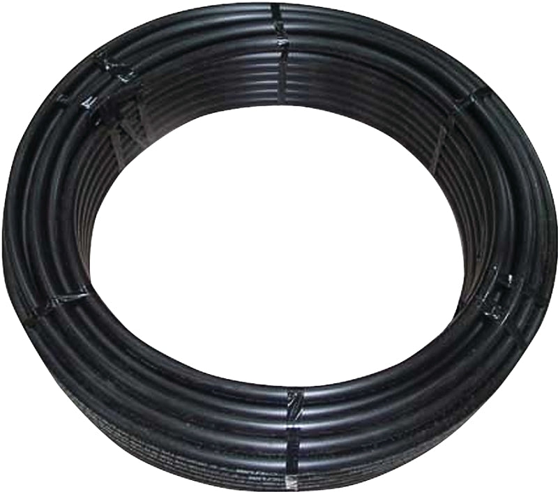 Cresline SPARTAN 100 Series 20045 Pipe Tubing, 1-1/4 in, Plastic, Black, 300 ft L