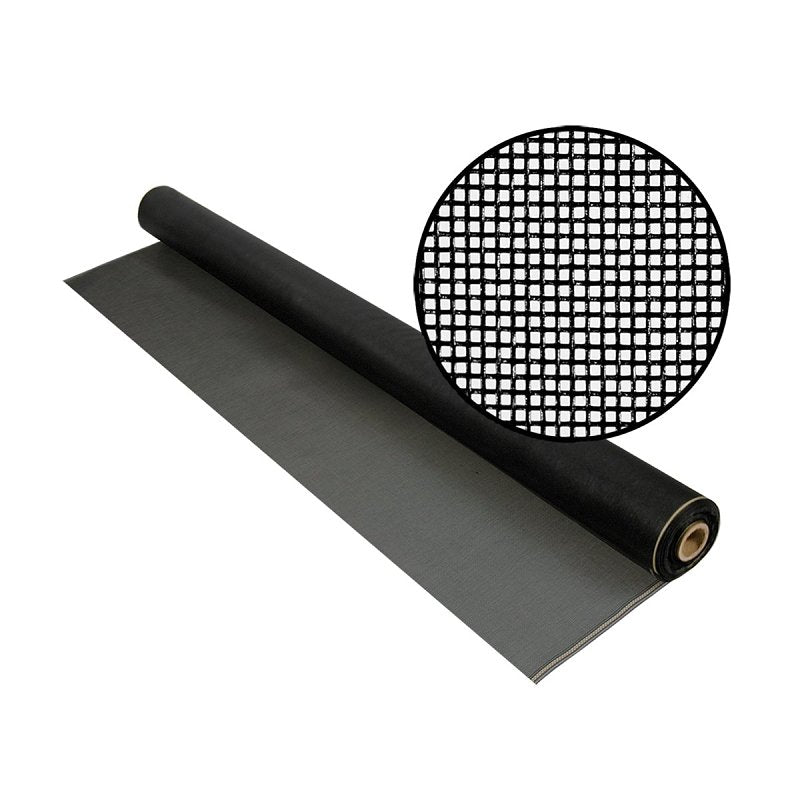 Phifer 3003523 Door and Window Screen, 100 ft L, 84 in W, Fiberglass, Charcoal