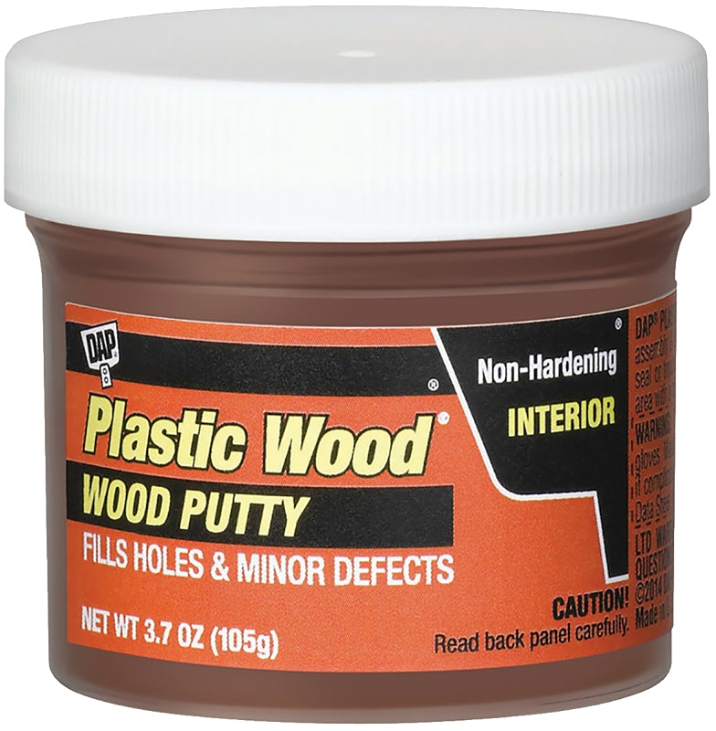 DAP Plastic Wood 21262 Wood Putty, Paste, Mild, Pleasant, Red Oak, 3.7 oz