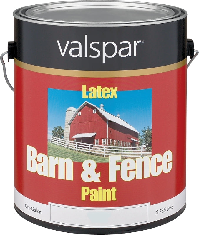 Valspar 018.3121-70.007 Barn and Fence Paint, White, 1 gal