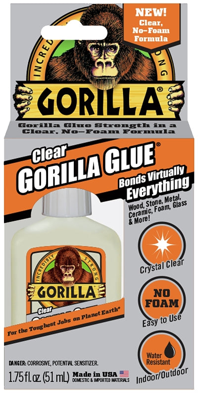 Gorilla 4510102 Strong Glue, Crystal Clear, 51 mL