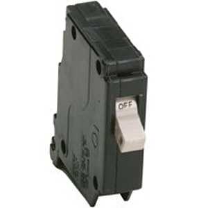 Cutler-Hammer CHF130CS Circuit Breaker with Flag, Mini, Type CHF, 30 A, 1 -Pole, 120/240 V, Common, Fixed Trip