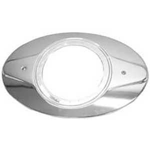 Moen M-Line Series M1923 Remodel Cover Plate, Metal, Brushed Nickel, For: Moen Single Handled Showers/Tub