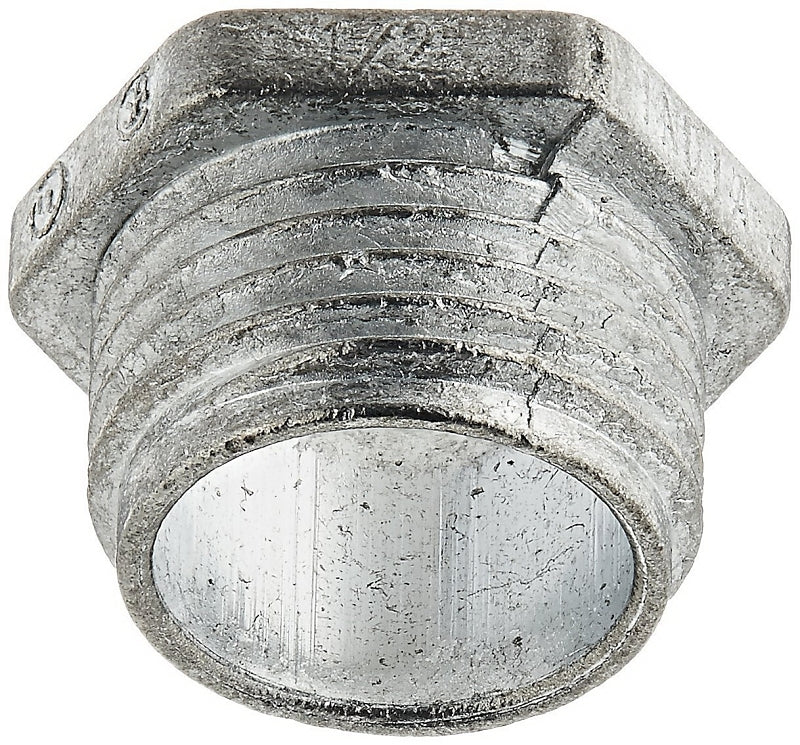 Halex 20701 Conduit Chase Nipple, 1/2 in Threaded, 1.02 in OD, Zinc