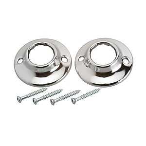 Moen M-Line Series M1680 Shower Rod Flange, Chrome, For: 1 in OD Shower Rods