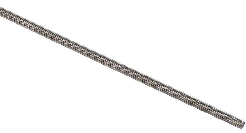 Stanley Hardware 4002BC Series N218-214 Threaded Rod, 1/4-20 in Thread, 36 in L, Coarse Grade, Stainless Steel