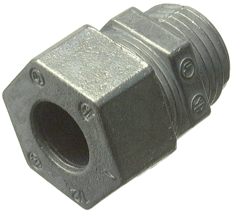 Halex 21692 Cord Connector, 1/2 in, Zinc